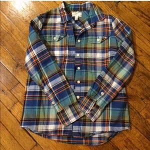 J crew boy fit flannel sz 0